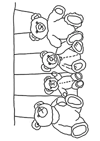 곰컬러링도안–컬러링(색칠)페이지31