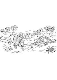 공룡컬러링도안–컬러링(색칠)페이지33