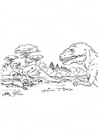 공룡컬러링도안–컬러링(색칠)페이지41