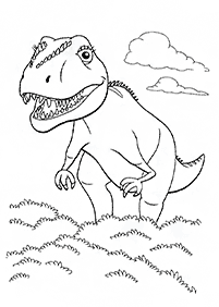 공룡컬러링도안–컬러링(색칠)페이지70