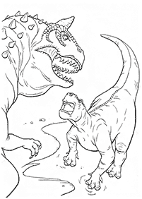 공룡컬러링도안–컬러링(색칠)페이지76