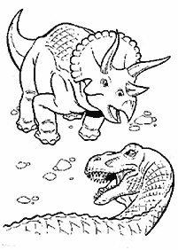 공룡컬러링도안–컬러링(색칠)페이지84