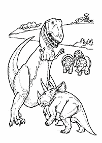 공룡컬러링도안–컬러링(색칠)페이지96