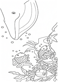물고기컬러링도안–컬러링(색칠)페이지44