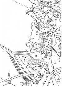 물고기컬러링도안–컬러링(색칠)페이지88