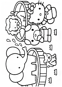 코끼리컬러링도안–컬러링(색칠)페이지58