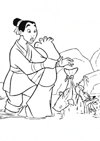뮬란컬러링도안–컬러링(색칠)페이지53