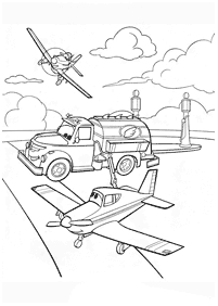 비행기컬러링도안–페이지 19
