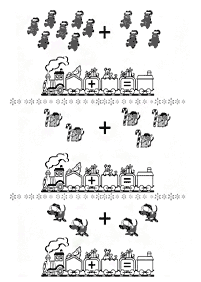어린이용간단덧셈–학습지 45