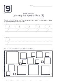 숫자학습지–학습지페이지 61