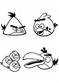 Kertas mewarna Angry Birds – Muka 2
