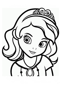 Kertas mewarna Sofia the First – muka 18