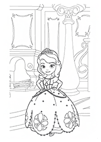 Kertas mewarna Sofia the First – muka 6