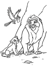 Kertas mewarna lion king – muka 19