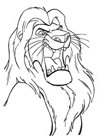 Kertas mewarna lion king – muka 22