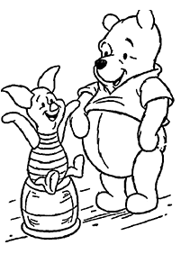 Kertas mewarna Winnie the Pooh – muka 17