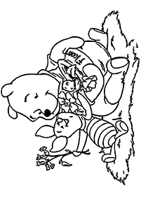 Kertas mewarna Winnie the Pooh – muka 22