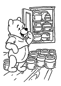 Kertas mewarna Winnie the Pooh – muka 3