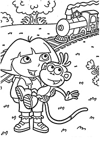 Kertas mewarna Dora – muka 28