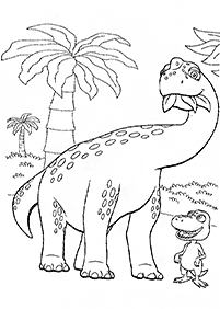 Kertas mewarna dinosaur – muka 2