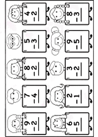 Matematik mudah untuk kanak-kanak – lembaran 125