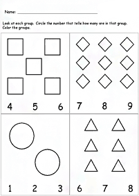 Matematik mudah untuk kanak-kanak – lembaran 207