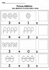 Matematik mudah untuk kanak-kanak – lembaran 210