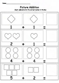 Matematik mudah untuk kanak-kanak – lembaran 50