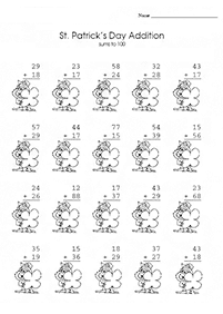 Tambah untuk kanak-kanak – lembaran kerja 127