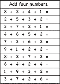 Tambah untuk kanak-kanak – lembaran kerja 58