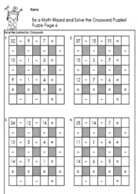 Lembaran Kerja Operasi Tolak / Lembaran Kerja Matematik Prasekolah