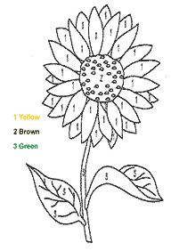 Warna dengan Nombor – Kertas mewarna 12