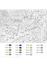 Warna dengan Nombor – Kertas mewarna 143