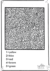 Warna dengan Nombor – Kertas mewarna 172