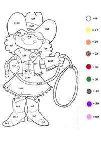 Warna dengan Nombor – Kertas mewarna 32