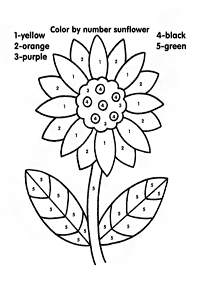 Warna dengan Nombor – Kertas mewarna 50