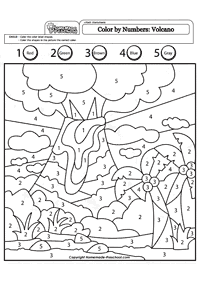 Warna dengan Nombor – Kertas mewarna 52