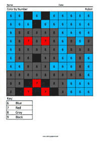 Warna dengan Nombor – Kertas mewarna 94