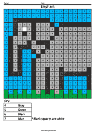 Warna dengan Nombor – Kertas mewarna 97