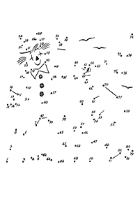 Sambung Titik-titik – lembaran kerja 106