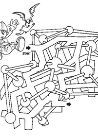 Proste labirynty dla dzieci – arkusz 114