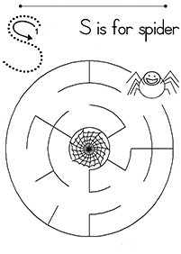 Proste labirynty dla dzieci – arkusz 117