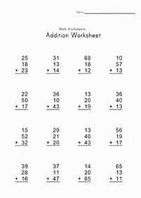 Dodawanie dla dzieci – arkusz 130