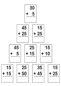 Dodawanie dla dzieci – arkusz 73