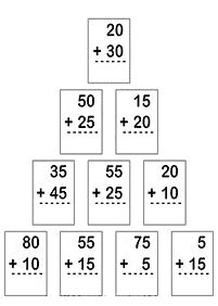 Dodawanie dla dzieci – arkusz 80