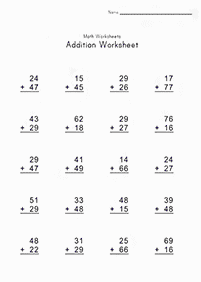 Dodawanie dla dzieci – arkusz 88