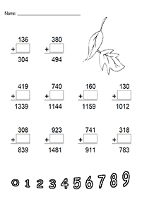 Matematyka dla dzieci – arkusz 59