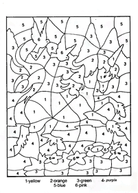 Numerowane kolorowanki – kolorowanka 175