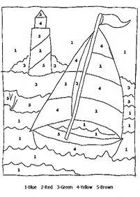 Numerowane kolorowanki – kolorowanka 49