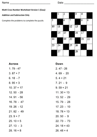 Odejmowanie dla dzieci – arkusz 16